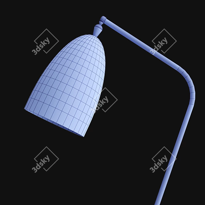 Colorful Contemporary Standing LED Lamp 3D model image 6