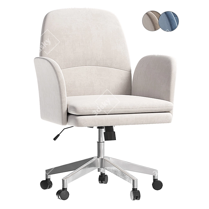 Modern Swivel Office Chair 3D model image 1