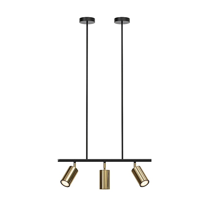 Imperium Loft Pendant Light "Long John 3D model image 5