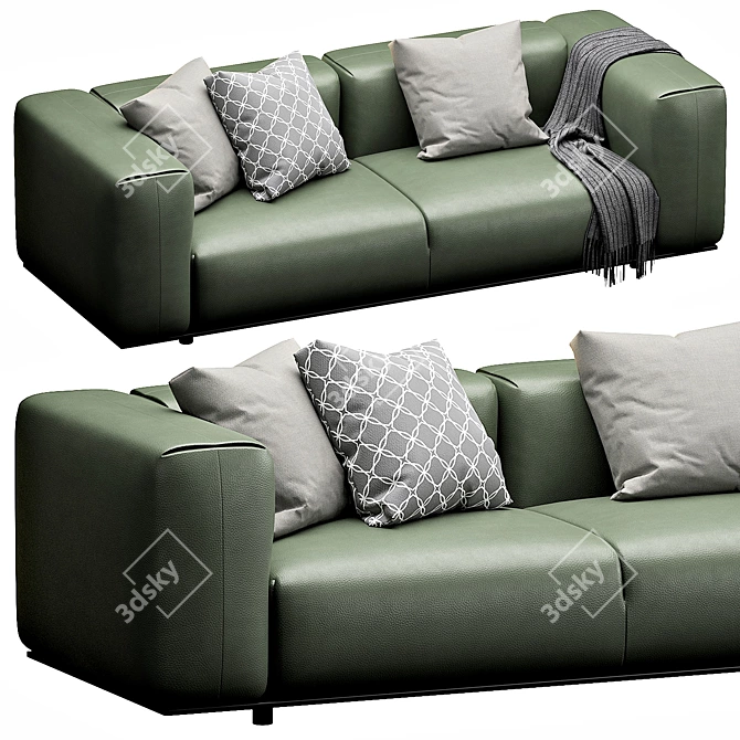 B&B Italia Dambodue Sofa: Contemporary Elegance 3D model image 2