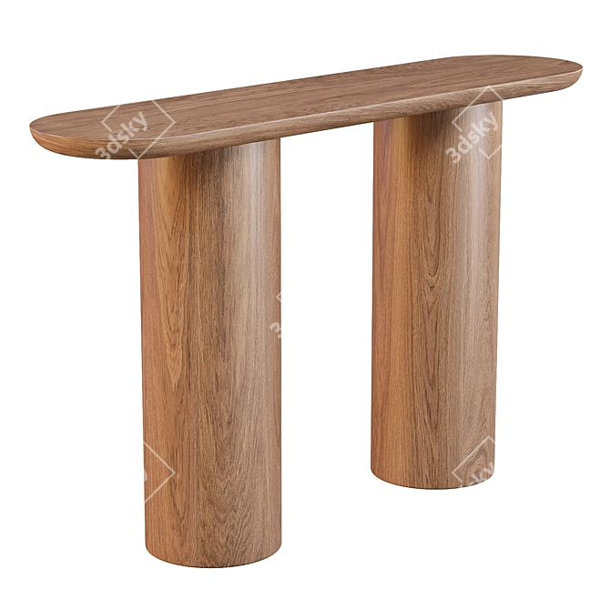 Porto Anchor-inspired Console Table 3D model image 4