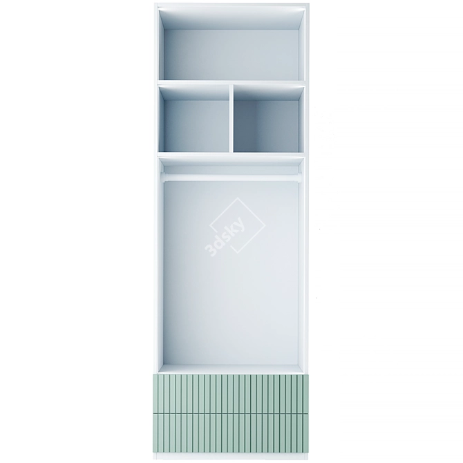 Customizable Wardrobe Presti Lagiri 3D model image 2