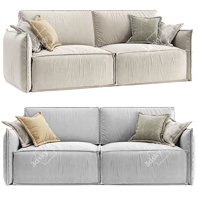 Olen Sofa - 225x125x88 cm 3D model image 1