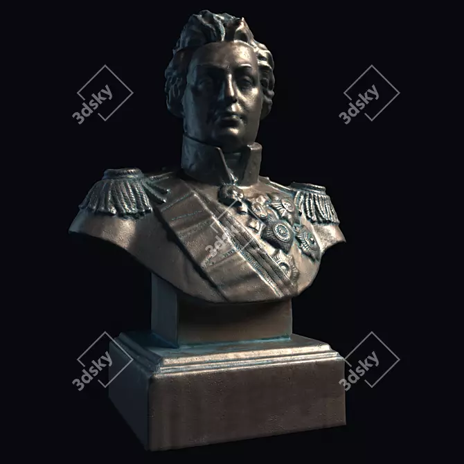 Russian Military Leader Kutuzov 3D model image 1