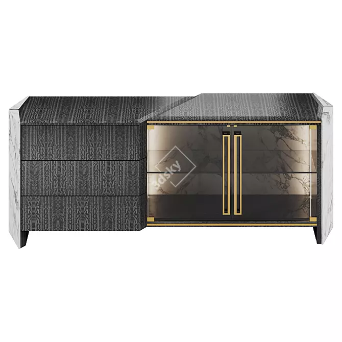 Luxxu Algerone Sideboard in 3D 3D model image 2