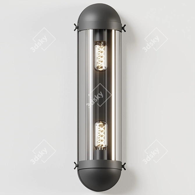 Modern Vintage Urban Lighting Elegance 3D model image 3