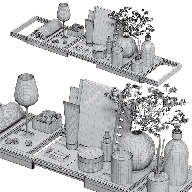 High-Resolution 3D Bathtub Model 3D model image 5