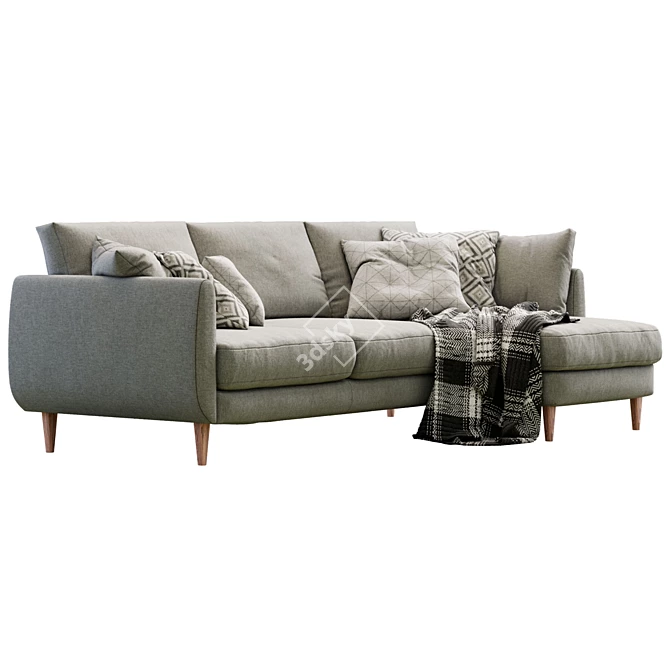 Contemporary Smedstorp Sofa - Versatile Modern Design 3D model image 2