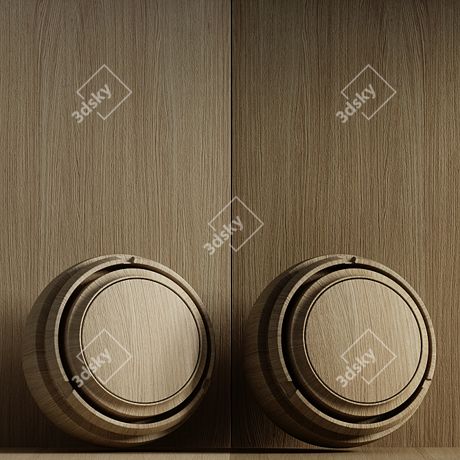 4K Seamless Wood Textures Pack 3D model image 1