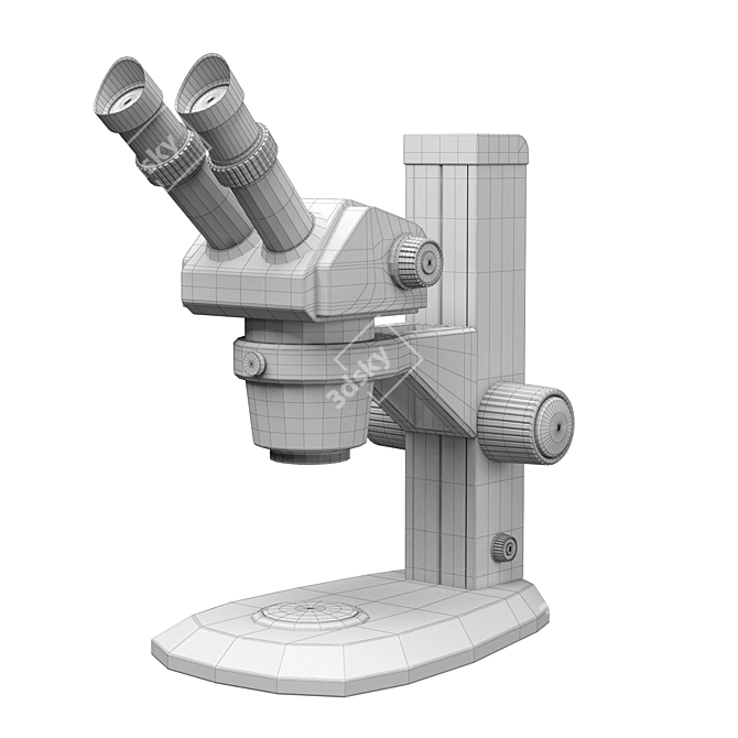 Nikon SMZ445 Digital Microscope Model 3D model image 4