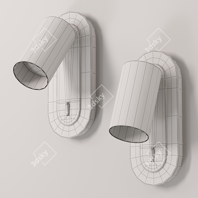 Elegant Modern Sconce BENKA 3D model image 3