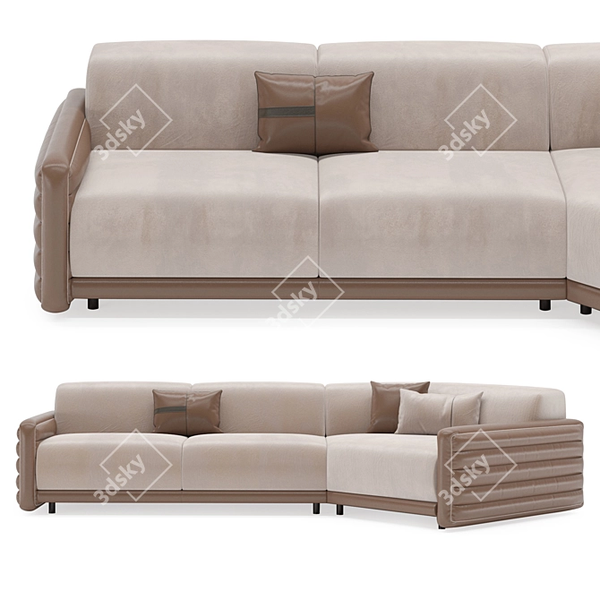 Penelope Fold-Out Sofa Bed 3D model image 4