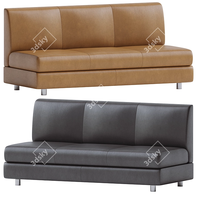 Matrix Series Three-Seater Section Sofa 3D model image 3