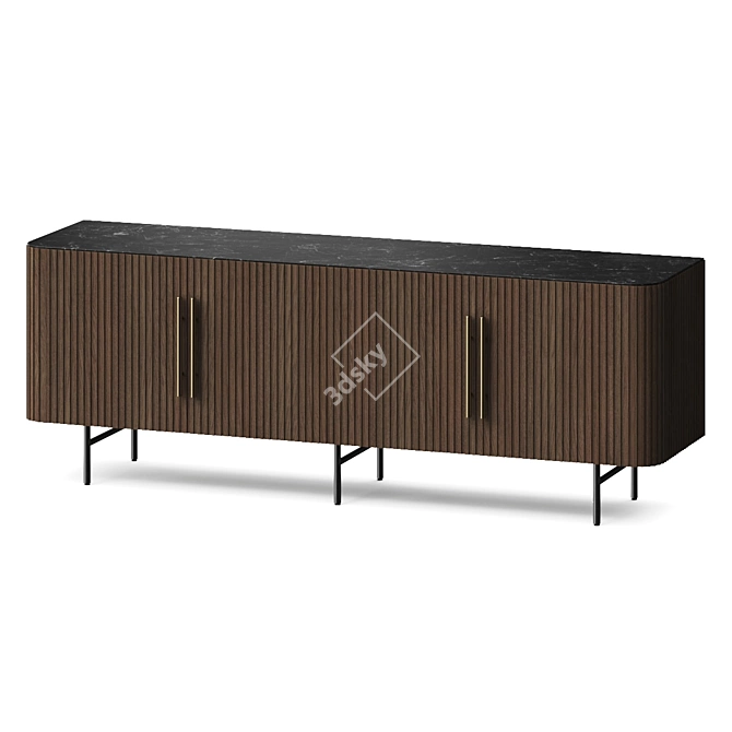 Modern Four Hands Sideboard Table 3D model image 2