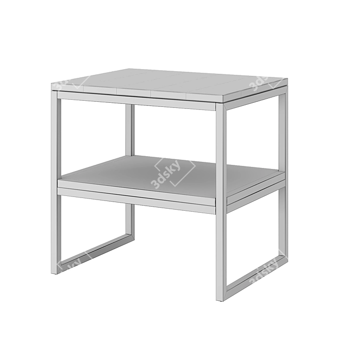 Marble Elegance: Brink Side Table 3D model image 4