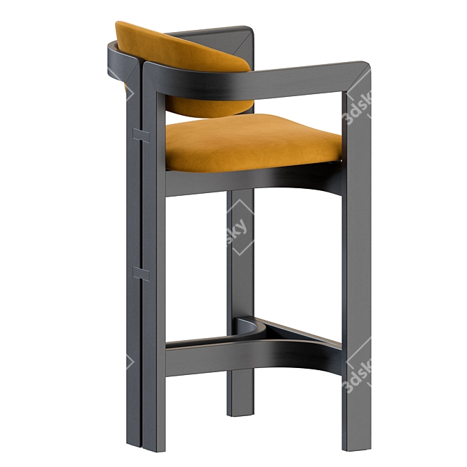 Modern Stool and Counter Set 3D model image 7