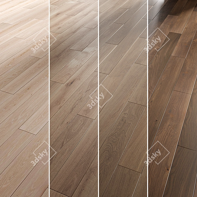 Versatile Parquet Floor Collection 3D model image 1