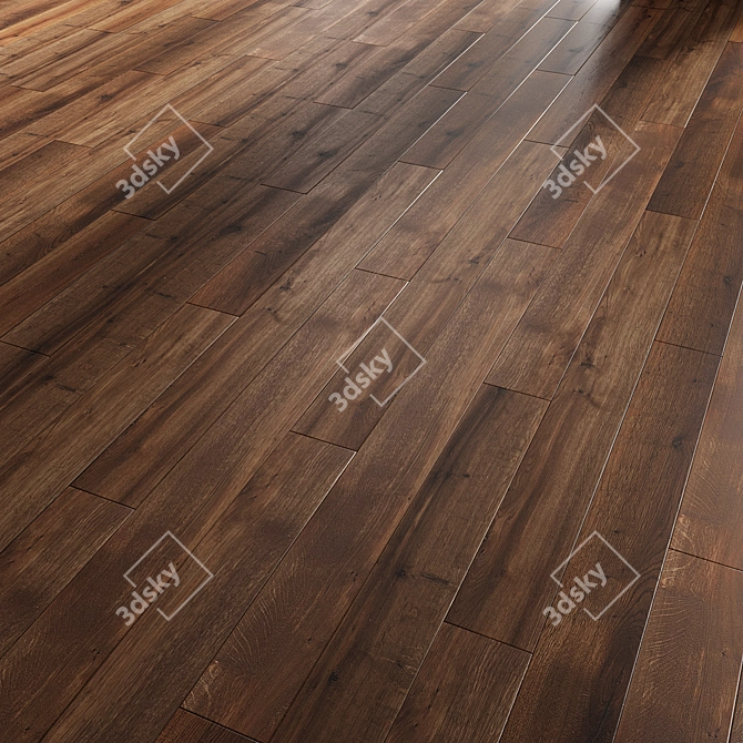 Versatile Parquet Floor Collection 3D model image 6