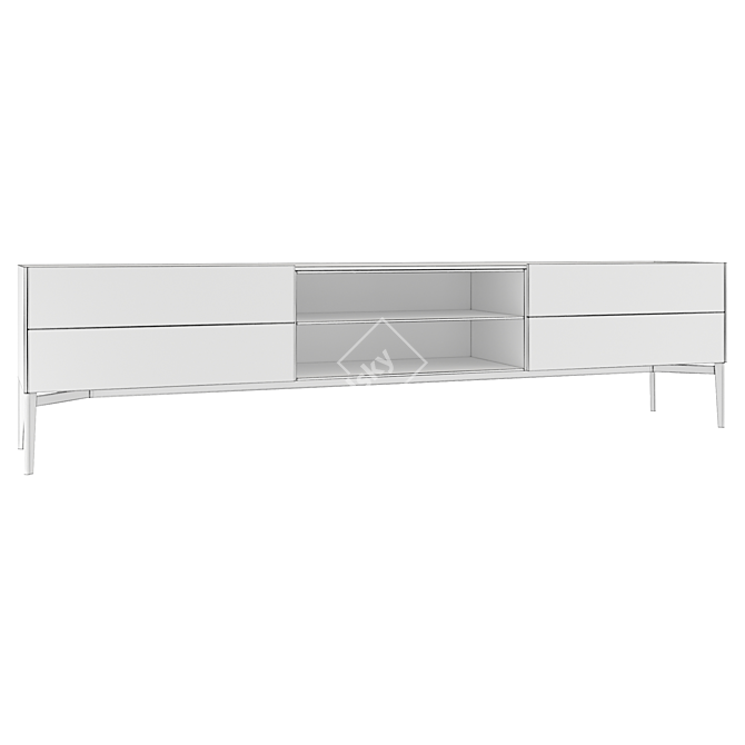  Modern Minimalist Sideboard by Poliform 3D model image 7