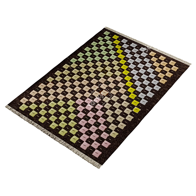 Versatile Textured Rug: Eugenia Pinna-LEVANTE V2 3D model image 2