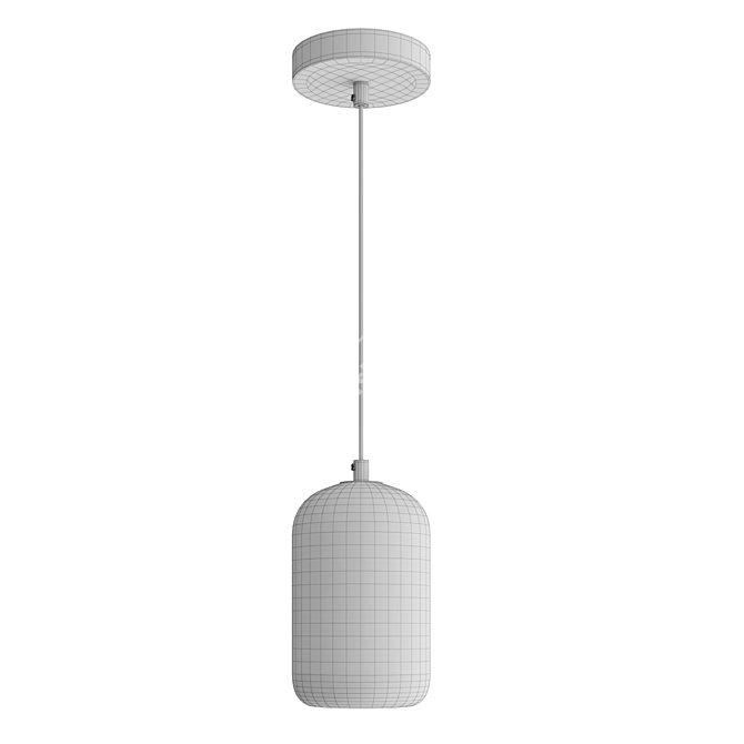 Modern Solid Design Lamp 3D model image 6