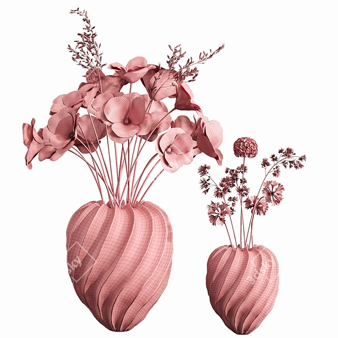 Elegant Bouquet Plant 3D Model 3D model image 10