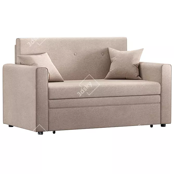 Elegant Vidi Sofa Set 3D model image 2