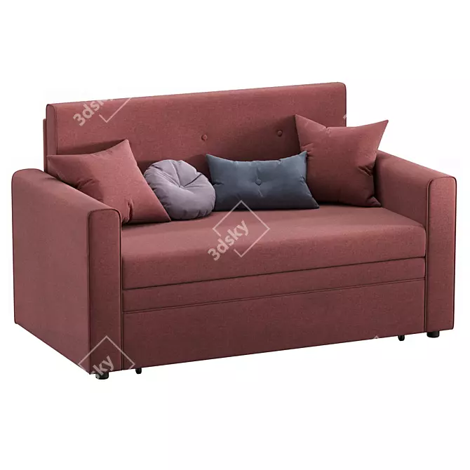 Elegant Vidi Sofa Set 3D model image 4