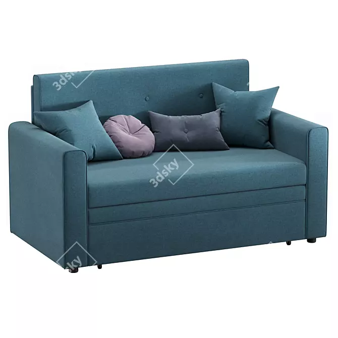 Elegant Vidi Sofa Set 3D model image 5