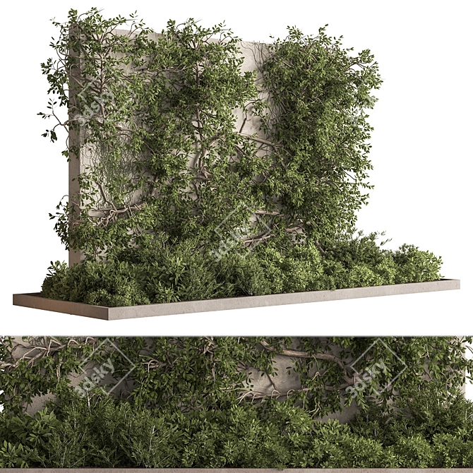 FloraWall Vertical Garden Kit 3D model image 1