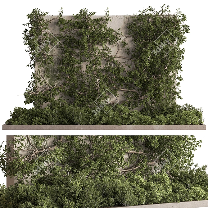 FloraWall Vertical Garden Kit 3D model image 2