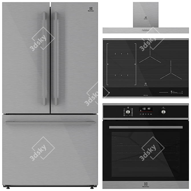 Electrolux Kitchen Appliance Bundle 3D model image 2