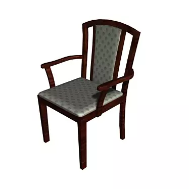 ErgoComfort Armchair 3D model image 1 