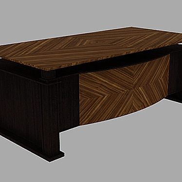 Sleek Smania Desk: Maximize Your Workspace 3D model image 1 