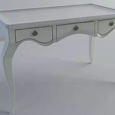 Title: Elegant POEMA Desk

Description: Classic POEMA desk with elegant design and reliable craftsmanship. Perfect for any office or study space. 3D model image 1 