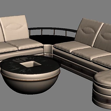 Olimpic Large Room Sofa 3D model image 1 