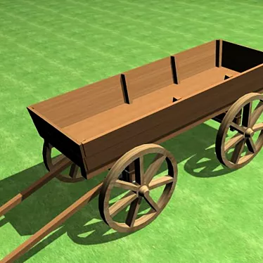 Sleek Carriage Model 3D model image 1 