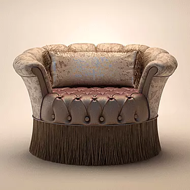 Cozy Comfort Jumbo Armchair 3D model image 1 