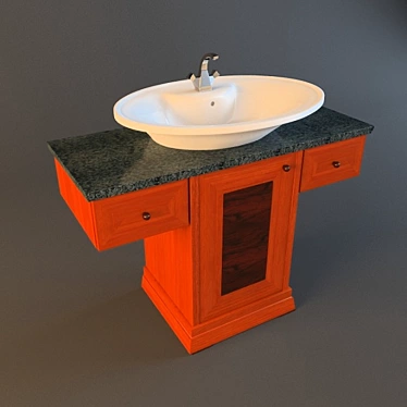 Elegant Villeroy Boch Wash Basin 3D model image 1 
