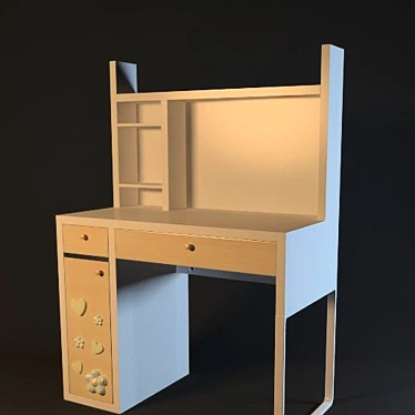 Mikke Kids Seat: Inspired by IKEA 3D model image 1 
