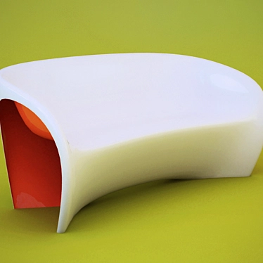 Elegant MT2 Sofa: A Ron Arad Masterpiece 3D model image 1 