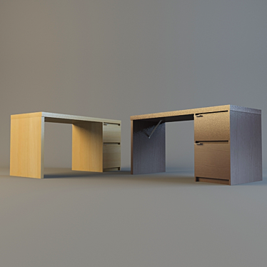 Ikea Jonas Writing Desk 3D model image 1 