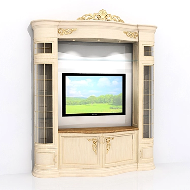 Classic TV Hill 3D model image 1 
