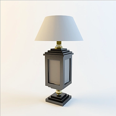 Egyptian Style Table Lamp 3D model image 1 