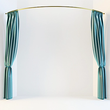 Bathroom Slat: Elegant and Functional 3D model image 1 