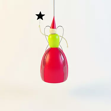 Whimsical Kids Chandelier 3D model image 1 