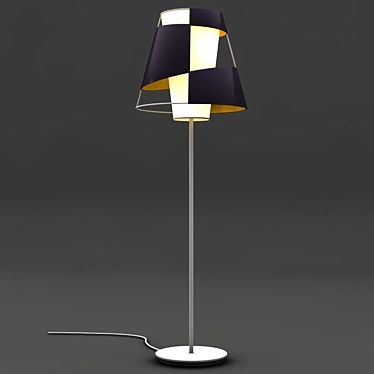 Elegant Crinolina Chandelier 3D model image 1 