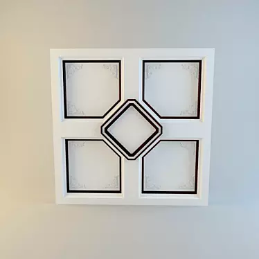 Classic Caisson Ceiling Model 3D model image 1 