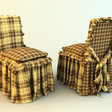 Chair Pouch with Cushion: Organize with Style 3D model image 1 