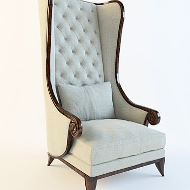 Luxury Shristopher Guy Armchair 3D model image 1 